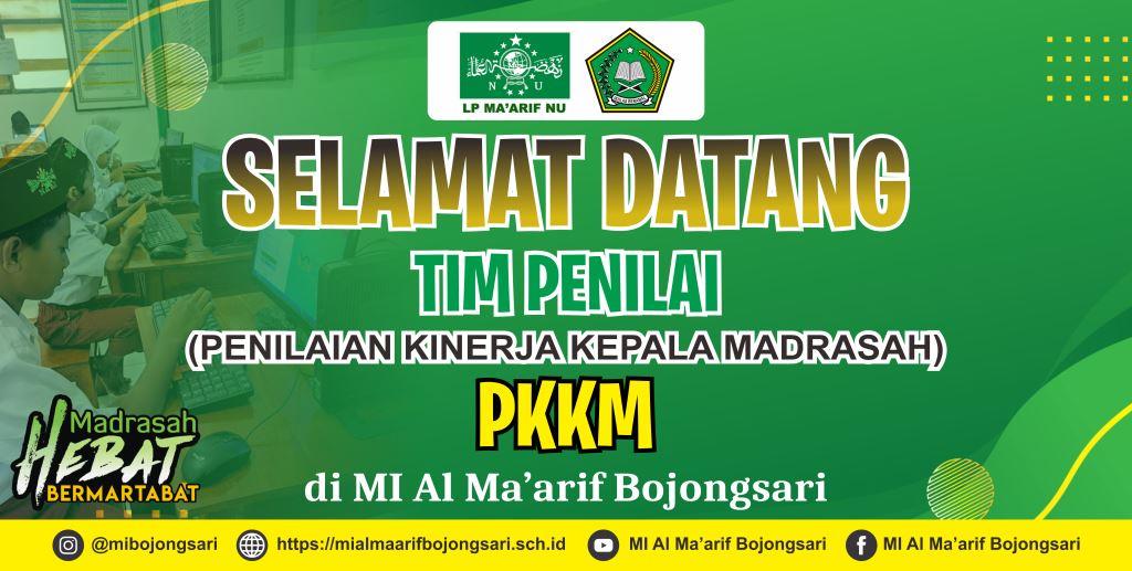 Banner Selamat Datang PKKM CDR Penilaian Kinerja Kepala Madrasah