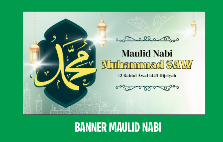 Banner Maulid Nabi CDR Terbaru
