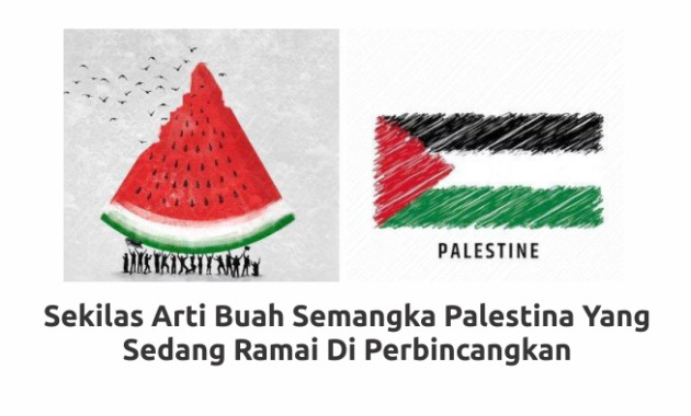 Sekilas Arti Buah Semangka Palestina Yang Sedang Ramai Di Perbincangkan