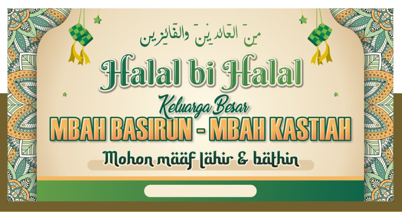 Desain 15 Contoh Banner Halal Bihalal CDR Terbaru 2024
