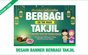 Download Desain Banner Berbagi Takjil