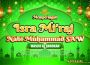 Design Background Acara Isra’ Miraj 2026, Banner hingga Spanduk
