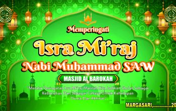 Design Background Acara Isra’ Miraj 2026, Banner hingga Spanduk